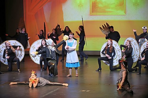 Students from Brandon schools filled the Western Manitoba Centennial Auditorium on Thursday for Mecca Productions' presentation of "Disney's Beauty and the Beast Jr." The musical opened Thursday and runs until Saturday. (Tim Smith/The Brandon Sun)