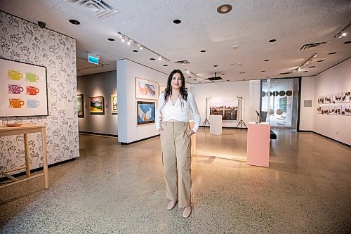 MIKAELA MACKENZIE / WINNIPEG FREE PRESS
 
Curator Marie-Anne Redhead poses for a photo at the new Anaanatta Unikkaangit (Our Mother&#x573; Stories) exhibit at WAG-Qaumajuq on Friday, May 19, 2023. For Jen story.

Winnipeg Free Press 2023.