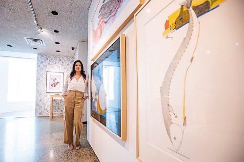 MIKAELA MACKENZIE / WINNIPEG FREE PRESS
 
Curator Marie-Anne Redhead poses for a photo at the new Anaanatta Unikkaangit (Our Mother&#x573; Stories) exhibit at WAG-Qaumajuq on Friday, May 19, 2023. For Jen story.

Winnipeg Free Press 2023.