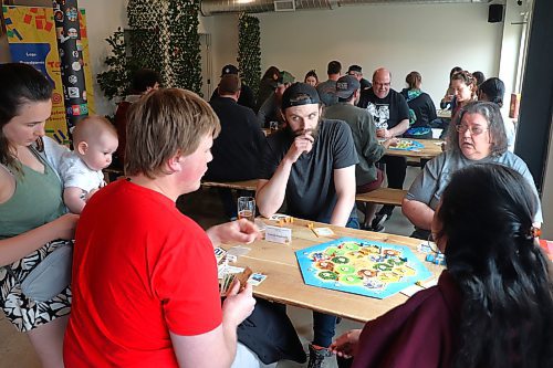 Sunday's Settlers of Catan National Qualifier Tournament at Section 6 Brewing attracted 20 participants, with the top four moving on to compete at the PrairieCon gaming convention. The last time PrairieCon organizers took part in a Catan tournament like this was 2016. (Kyle Darbyson/The Brandon Sun)