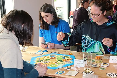 Sunday's Settlers of Catan National Qualifier Tournament at Section 6 Brewing attracted 20 participants, with the top four moving on to compete at the PrairieCon gaming convention. The last time PrairieCon organizers took part in a Catan tournament like this was 2016. (Kyle Darbyson/The Brandon Sun)