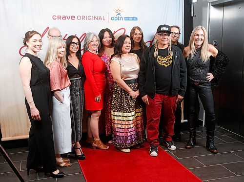 JOHN WOODS / WINNIPEG FREE PRESS
Executive producers are photographed on the red carpet at the screening of Little Bird at The Met theatre Tuesday, May 23, 2023. 

Re: wasney