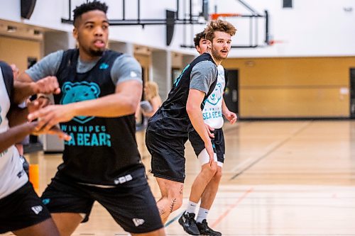 MIKAELA MACKENZIE / WINNIPEG FREE PRESS
 
Player Simon Hildebrandt at Sea Bears practice at Sport Manitoba on Friday, May 26, 2023.  For Mike Sawatzky story.

Winnipeg Free Press 2023.