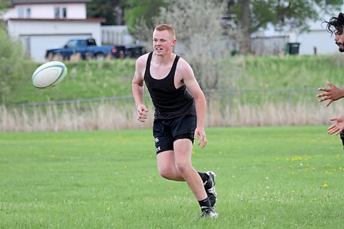 Lars Gudbjartson and the Dauphin Clippers boys' rugby team won its first Westman High School Rugby title in program history on Saturday. (Thomas Friesen/The Brandon Sun)