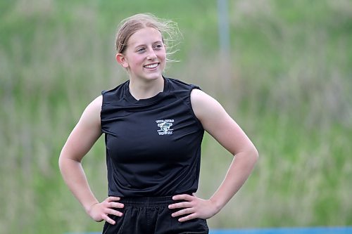 Bree Walker, fly-half for the Dauphin Clippers, is in her first year of rugby and already a key piece of a WHSR champion. (Thomas Friesen/The Brandon Sun)