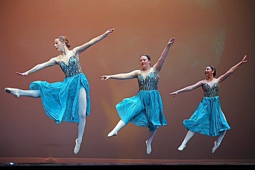 Dancers with the Brandon School of Dance and Dance Images perform for a crowd at the Western Manitoba Centennial Auditorium on Tuesday evening for the local dance school’s presentation of "Invitation." (Tim Smith/The Brandon Sun)