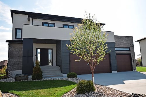 Photos by Todd Lewys / Winnipeg Free Press
A sharp exterior provides a preview of the practical luxury that awaits in this two-storey masterpiece.