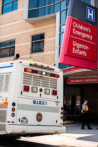 MIKAELA MACKENZIE / WINNIPEG FREE PRESS

The HSC Children&#x2019;s Hospital, where injured St. John&#x2019;s-Ravencourt students were taken after a bridge collapsed during a field trip at Fort Gibraltar, on Wednesday, May 31, 2023. For Maggie/Chris/Erik story.
Winnipeg Free Press 2023