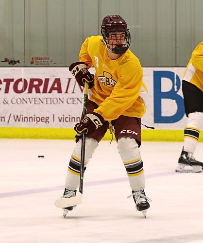 Brandon Wheat Kings prospect Ryan Boyce of Calgary is shown during the team&#x2019;s prospects camp at J&amp;G Homes Arena last weekend. He brings a two-way game to the team. (Perry Bergson/The Brandon Sun)