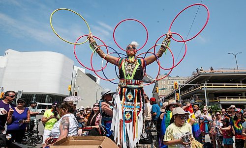 JOHN WOODS / WINNIPEG FREE PRESS
People attend the Pride Parade in Winnipeg Sunday, June 4, 2023. 

Re: pindera