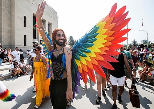 JOHN WOODS / WINNIPEG FREE PRESS
People attend the Pride Parade in Winnipeg Sunday, June 4, 2023. 

Re: pindera