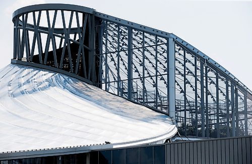 JOHN WOODS / WINNIPEG FREE PRESS
The roof of the new $130-million garden is faulty and is undergoing repairs Tuesday, June 6, 2023. Butterflies are escaping. They&#x2019;ve been removed and stored in another facility at the zoo. Scaffolding can be seen.

Re: rollason