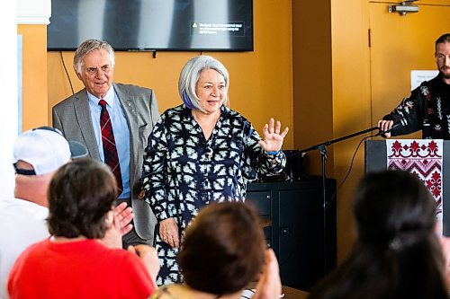 MIKAELA MACKENZIE / WINNIPEG FREE PRESS

Governor general Mary Simon speaks to Ukrainians (including refugees who have fled their country since Russia&#x573; invasion) in an English class at Oseredok Ukrainian Cultural and Education Centre on Tuesday, June 6, 2023. For Malak story.
Winnipeg Free Press 2023