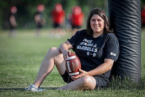 JOHN WOODS / WINNIPEG FREE PRESS
Jill Fast, who has been named the national coach for Canada&#x2019;s U18 Indigenous women&#x2019;s football team, is photographed at the Mustangs Football Club Tuesday, June 6, 2023. 

Re: mcintyre