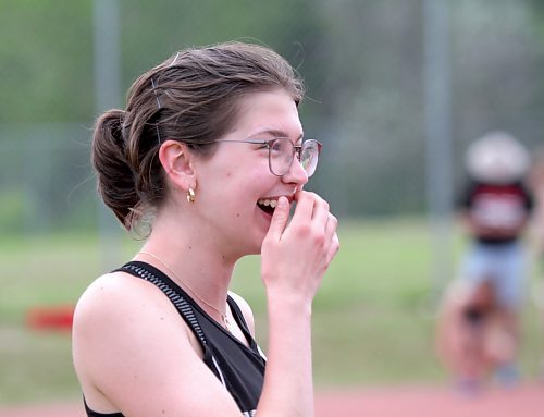 Vincent Massey Viking Juliana Crocker aims to break her provincial pentathlon record. (Thomas Friesen/The Brandon Sun)