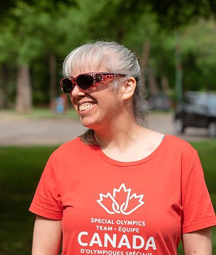 Mike Thiessen / Winnipeg Free Press 
Olympian Jenny Adams at the Kildonan Park bocce court. Adams will be heading to Berlin for the Special Olympics World Games with Team Canada Bocce. 230608 &#x2013; Thursday, June 8, 2023