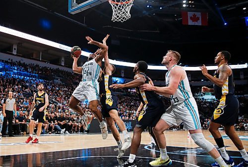 JOHN WOODS / WINNIPEG FREE PRESS
Winnipeg Sea Bears&#x2019; against Edmonton Stingers&#x2019; in first half CEBL action in Winnipeg, Monday, June 12, 2023. 

Reporter: sawatzki