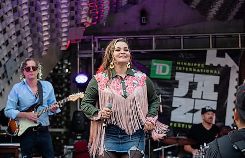 JESSICA LEE / WINNIPEG FREE PRESS

Brandi Vezina performs with her band June 14, 2023 at the Cube in the Exchange District.

Reporter: Alan Small