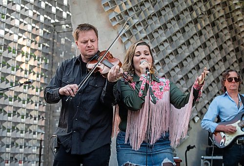 JESSICA LEE / WINNIPEG FREE PRESS

Brandi Vezina performs with her band June 14, 2023 at the Cube in the Exchange District.

Reporter: Alan Small