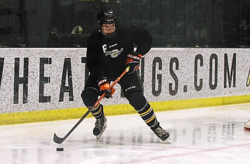 Cameron Allard, a 15-year-old defenceman from Yorkton, was selected by the Brandon Wheat Kings in the eighth round of the Western Hockey League draft on May 11 with the 160th overall pick. (Perry Bergson/The Brandon Sun)