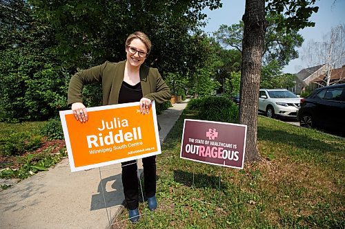 Mike Deal / Winnipeg Free Press
Julia Riddell is the New Democratic Party of Canada candidate in Winnipeg South Centre.
See Danielle Da Silva story
230614 - Wednesday, June 14, 2023.