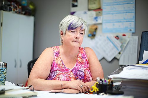 MIKE DEAL / WINNIPEG FREE PRESS
Kim Armstrong administrator of the Dauphin Multi-Purpose Senior Centre, 55 1 St SE, Dauphin, MB, talks about the seniors she gets to work with. 
230616 - Friday, June 16, 2023.
