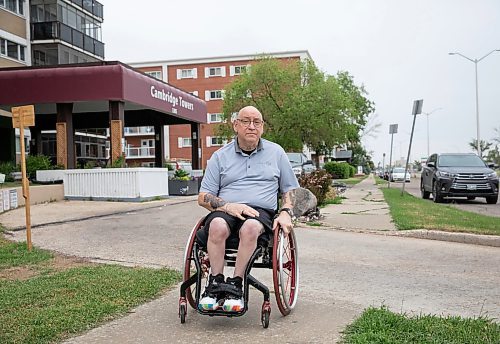 JESSICA LEE / WINNIPEG FREE PRESS

Peter Tonge, disability advocate, is photographed near his Grant Park home on June 16, 2023.

Reporter: Malak Abas