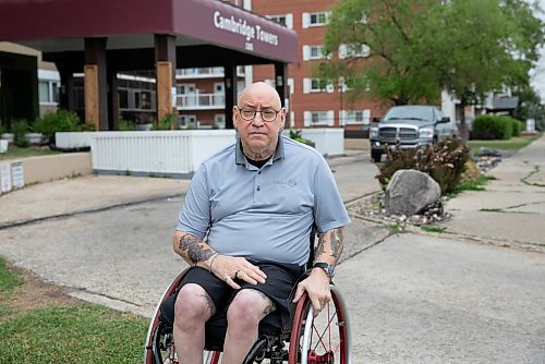 JESSICA LEE / WINNIPEG FREE PRESS

Peter Tonge, disability advocate, is photographed near his Grant Park home on June 16, 2023.

Reporter: Malak Abas