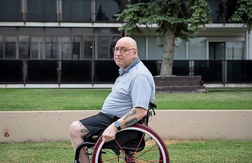 JESSICA LEE / WINNIPEG FREE PRESS

Peter Tonge, disability advocate, is photographed near his Grant Park home on June 16, 2023.

Reporter: Malak Abas