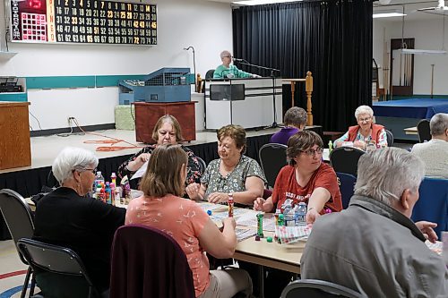 16062023
Bingo enthusiasts play bingo at the Dauphin Active Living Centre on Friday afternoon in the wake of the tragedy that claimed the lives of 15 Dauphin residents and injured 10 others on the Trans Canada Highway at Carberry on Thursday. The centre remained open Friday as a place for members and other Dauphin residents to congregate and grieve together. 
(Tim Smith/The Brandon Sun)