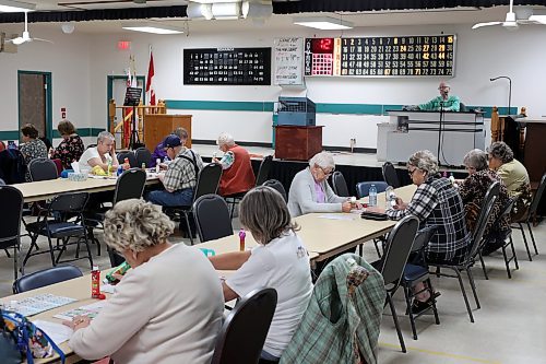 16062023
Bingo enthusiasts play bingo at the Dauphin Active Living Centre on Friday afternoon in the wake of the tragedy that claimed the lives of 15 Dauphin residents and injured 10 others on the Trans Canada Highway at Carberry on Thursday. The centre remained open Friday as a place for members and other Dauphin residents to congregate and grieve together. 
(Tim Smith/The Brandon Sun)