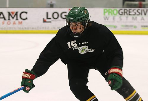 Julian Fedora of Headingley was selected by the Brandon Wheat Kings in the ninth round of the Western Hockey League draft with the 181st overall pick. (Perry Bergson/The Brandon Sun)