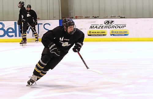 Owen Corkish, shown at J&amp;G Homes Arena in late May, has a blend of skill and speed that make him an intriguing prospect for the Brandon Wheat Kings. (Perry Bergson/The Brandon Sun)