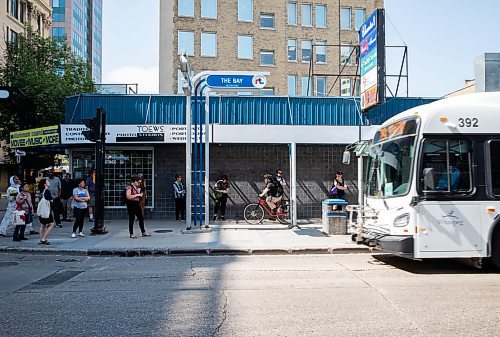 JESSICA LEE / WINNIPEG FREE PRESS

The Graham and Vaughan bus stop is photographed June 20, 2023 at 4 pm.

Reporter: Katrina Clarke