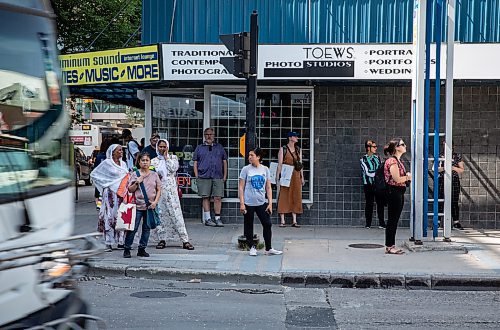 JESSICA LEE / WINNIPEG FREE PRESS

The Graham and Vaughan bus stop is photographed June 20, 2023 at 4 pm.

Reporter: Katrina Clarke