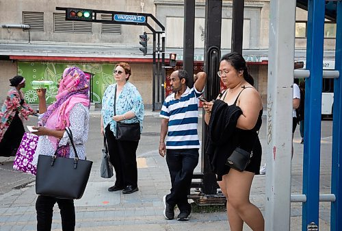 JESSICA LEE / WINNIPEG FREE PRESS

The Graham and Vaughan bus stop is photographed June 20, 2023 at 4 pm.

Reporter: Katrina Clarke