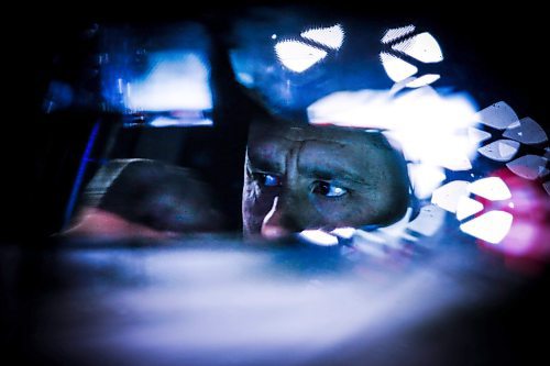 JOHN WOODS / WINNIPEG FREE PRESS
Winnipeg Fire Paramedic Services district chief Steve Brglez looks at a the call screen in his vehicle Tuesday, June 20, 2023. 

Reporter: Lett/24 hr