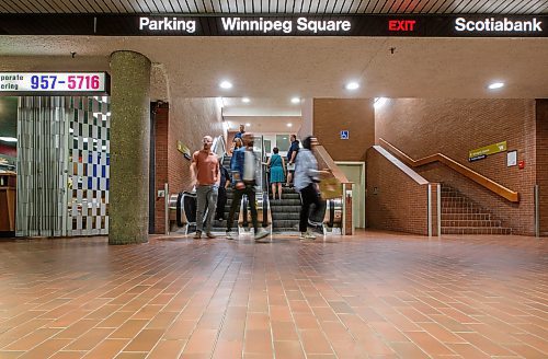 Mike Deal / Winnipeg Free Press
Winnipeg Square underneath Portage and Main around 1 p.m. Tuesday afternoon.
See Joyanne Pursaga story for 24hr project
230620 - Tuesday, June 20, 2023.