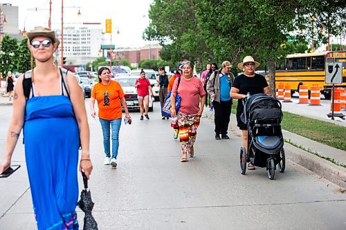 MIKAELA MACKENZIE / WINNIPEG FREE PRESS


A walk in honour of National Indigenous Peoples Day, organized by The 60s Scoop Legacy of Canada, at The Forks on Wednesday, June 21, 2023.  For Cierra Bettens story.
Winnipeg Free Press 2023