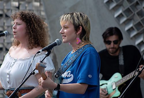 Mike Thiessen / Winnipeg Free Press 
SNACKIE and the Kaleidoscopes performing at Old Market Square as part of Winnipeg Jazz Festival. 230621 &#x2013; Wednesday, June 21, 2023