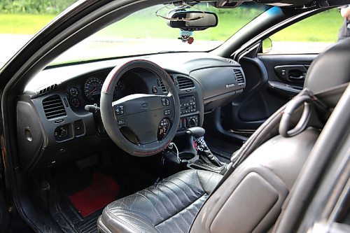 The interior of a 2002 Chevrolet Monte Carlo, Dale Earnhardt edition owed by 21-year old Brandonite, Sam. (Michele McDougall/The Brandon Sun)