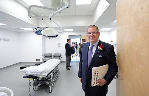 RUTH BONNEVILLE / WINNIPEG FREE PRESS

local - HSC PLASTIC SURGERY CLINIC tour

HSC FOUNDATION UNVEILS PLASTIC SURGERY CLINIC

Photo of Jonathan Lyon, President and CEO, HSC Foundation, inside the procedure room with donations by Bob and Marnie Puchniak. 
 
The Health Sciences Centre Foundation holds its official unveiling of the donor-funded HSC Winnipeg Plastic Surgery Clinic (800 Sherbrook Street) Thursday. 


June 22nd, 2023
