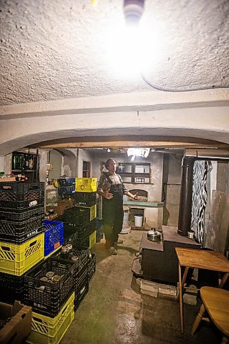 MIKAELA MACKENZIE / WINNIPEG FREE PRESS


Noel Martin in his basement, where the entrance to the tunnels is located, Elma, Manitoba on Thursday, June 22, 2023.  For Eva Wasney story.
Winnipeg Free Press 2023