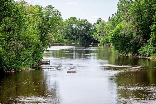 MIKAELA MACKENZIE / WINNIPEG FREE PRESS


The Whitemouth River where it runs through Elma, Manitoba on Thursday, June 22, 2023.  For Eva Wasney story.
Winnipeg Free Press 2023