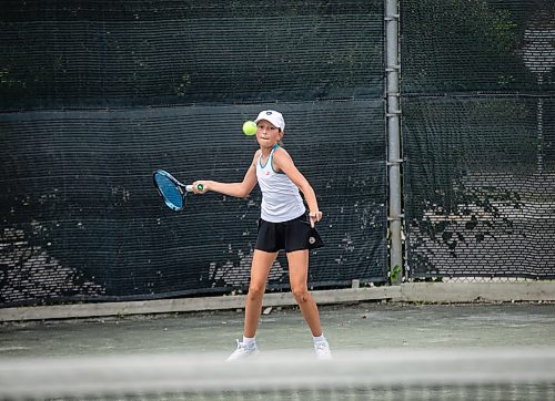 JESSICA LEE / WINNIPEG FREE PRESS

Marina Gedz plays a match against Samantha Gnilo June 24, 2023 at Taylor Tennis Centre.

Reporter: Donald