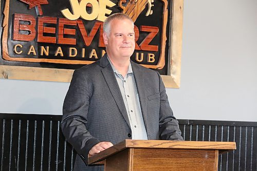 Recently retired Brandon Police Service chief Wayne Balcaen announced his candidacy on Monday for the Progressive Conservative nomination in Brandon West for this fall's provincial election. (Kyle Darbyson/The Brandon Sun)