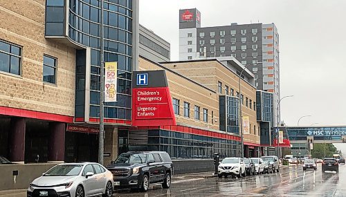 There were 177 ER visits to Health Sciences Centre children’s hospital Sunday, a higher daily total than the average 145.8 visits per day for the month of October, Shared Health data shows. (Winnipeg Free Press)