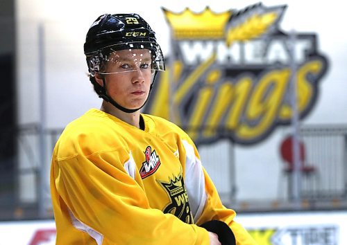 Nate Danielson said the Brandon Wheat Kings took his game a long way as he prepares to be picked in the National Hockey League's entry draft. (Perry Bergson/The Brandon Sun)