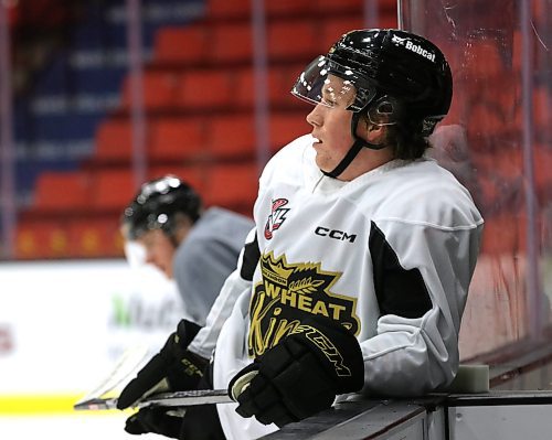 Brandon Wheat Kings centre Nate Danielson took lot of pride in playing all 68 games last season after suffering through an injury-plagued 2021-22 campaign. (Perry Bergson/The Brandon Sun)