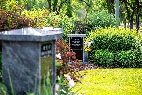 MIKAELA MACKENZIE / WINNIPEG FREE PRESS


Columbaria at Brookside Cemetary on Tuesday, June 27, 2023.  City cemetaries are looking to recieve additional funding earmarked for them early after they expect to run out of columbarium space by 2024. For Malak story.
Winnipeg Free Press 2023